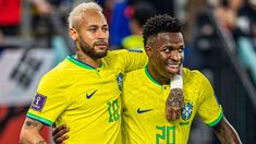 Neymar y Vinicius encabezan la campaña benéfica de la CBF. Neymar y Vinicius encabezan la campaña benéfica de la CBF.