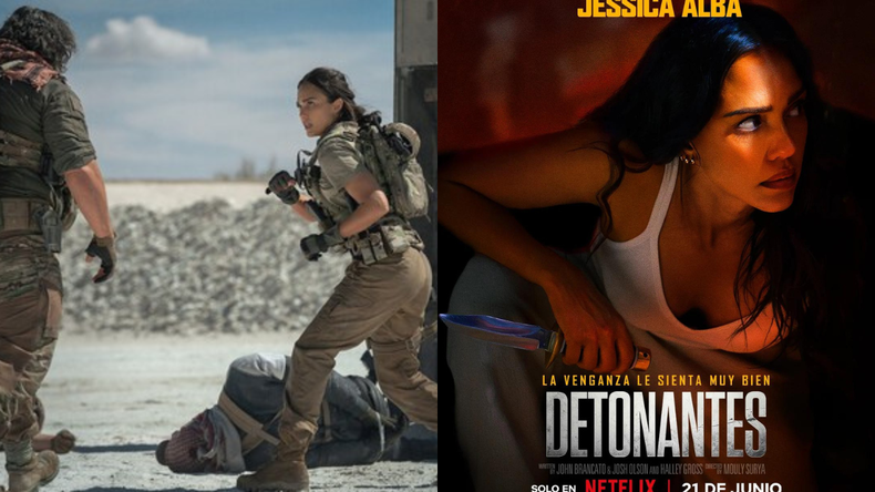 De qué se trata Detonantes, la película llena de acción con Jessica Alba  que es furor en Netflix