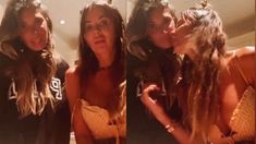 El beso de Karina Jelinek con su amiga en TikTok El beso de Karina Jelinek con su amiga en TikTok