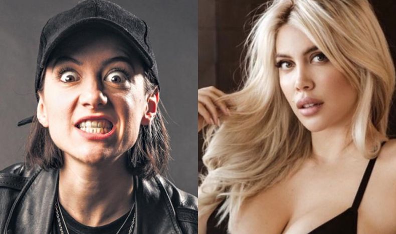 Malena Pichot y Wanda Nara.