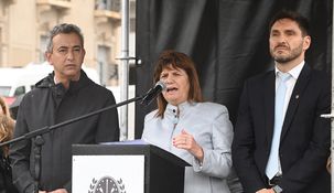 Patricia Bullrich en el lanzamiento del Plan Bandera.