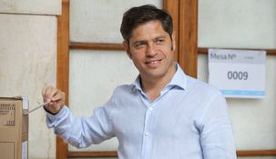 Kicillof votó en La Plata.