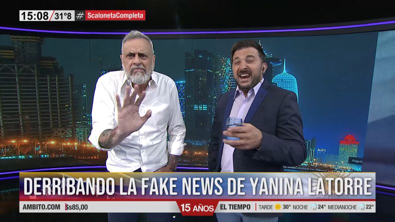 Jorge Rial y Diego Brancatelli le respondieron a Yanina Latorre: Nunca escuchamos tantas boludeces