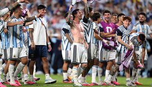 El festejo de Argentina.