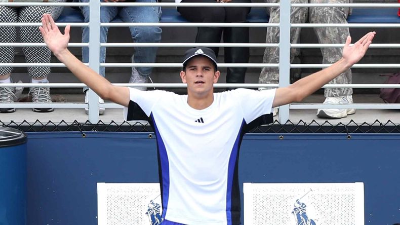El español tiene 19 años y es una promesa del tenis.