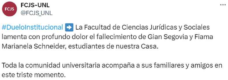 La publicación de la Facultad de Ciencias Jurídicas y Sociales de la Universidad del Litoral.