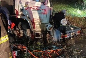 El impresionante accidente en Exaltación de la Cruz.