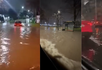 CABA y parte del conurbano bonaerense resultó afectado por el temporal.