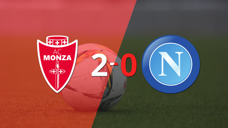 Derrota de Napoli por 2-0 en su visita a Monza