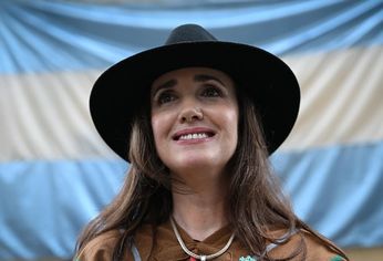 Victoria Villarruel participó de la 90° edición de la Expo Venado, en Santa Fe.
