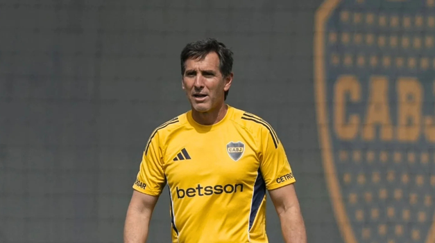 Claudio Úbeda, DT de Boca.