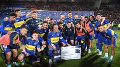 El plantel de Boca festejó la clasificación a la semifinal. El plantel de Boca festejó la clasificación a la semifinal.