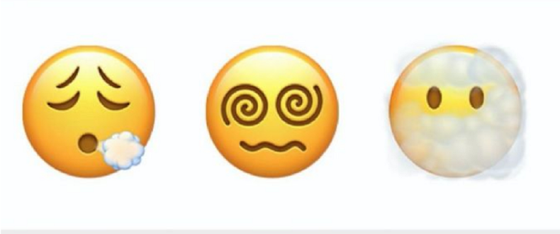 Lo sab as Este es el significado del emoji de la cara exhalando