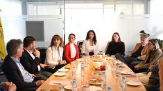 Mauricio Macri reunido junto a los candidatos del PRO.&nbsp;