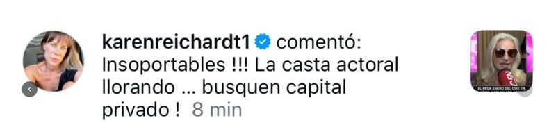 La publicaci&oacute;n de Karen Reichardt.