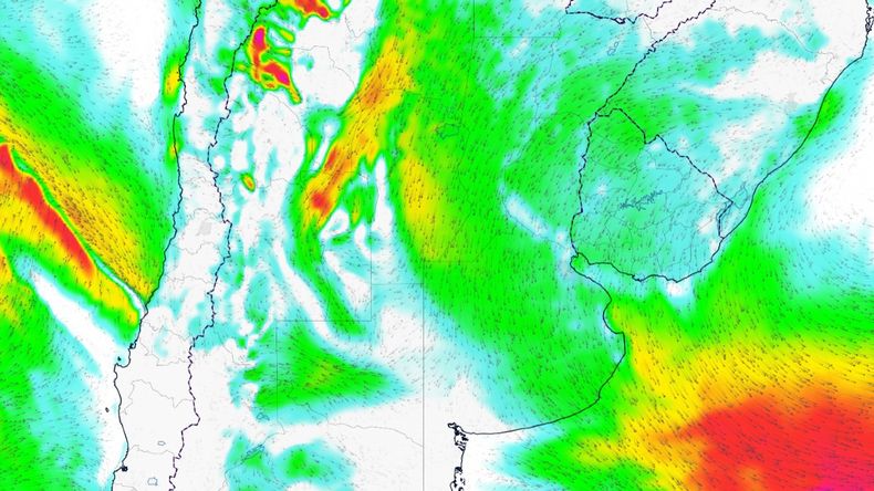 Alertan por posibles nevadas y fuertes vientos en seis provincias de Argentina.