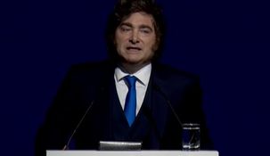Javier Milei en AmCham 2026. Javier Milei en AmCham 2026.