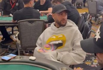 Neymar fue a Las Vegas a jugar al póker.