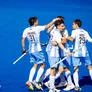 La Selección argentina masculina se impuso 2-1 ante el vigente campeón olímpico en Bélgica.