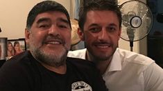 Diego Maradona y Matías Morla. Diego Maradona y Matías Morla.