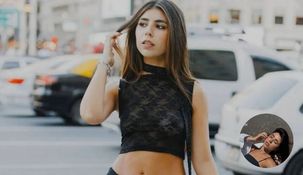 La influencer posó relajada bajo el sol, con una estética que transmitió frescura y estilo de verano.