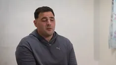 Lucas Pertossi en la entrevista con Mauro Szeta. Lucas Pertossi en la entrevista con Mauro Szeta.