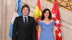 Javier Milei e Isabel Díaz Ayuso, en Madrid.