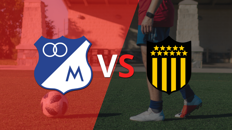 Contundente victoria de Millonarios sobre Peñarol