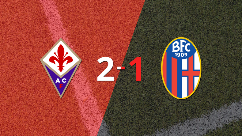 Fiorentina logra 3 puntos al vencer de local a Bologna 2-1