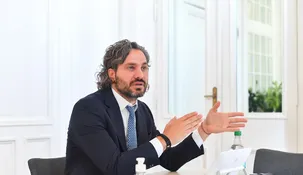 El canciller Santiago Cafiero. El canciller Santiago Cafiero.