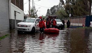 El Servicio Meteorológico Nacional mantiene vigente una alerta naranja.