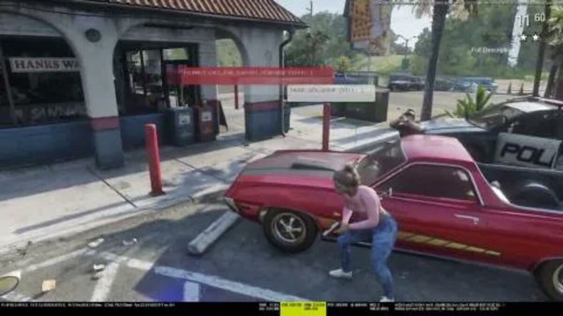 Una de las imágenes filtradas de GTA 6.