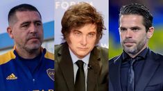 Javier Milei criticó a Juan Román Román Riquelme y Fernando Gago. Javier Milei criticó a Juan Román Román Riquelme y Fernando Gago.
