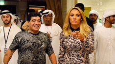 Diego Maradona y Rocío Oliva Diego Maradona y Rocío Oliva