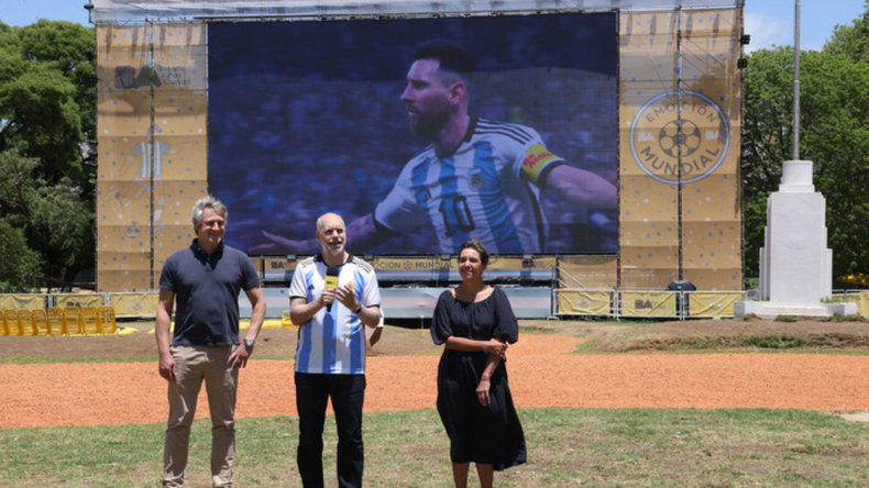 Dónde estará el nuevo fan fest para ver Argentina- Francia en CABA