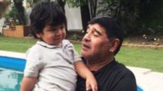 Diego Maradona se reencontró con Dieguito Fernando y jugaron al fútbol Diego Maradona se reencontró con Dieguito Fernando y jugaron al fútbol