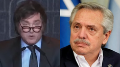 Milei cruzó a Alberto Fernández.