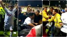 La fuerte agresión de Diego Maradona en un Partido por la Paz en Colombia La fuerte agresión de Diego Maradona en un Partido por la Paz en Colombia