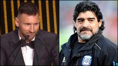 Messi le dedicó el premio a Maradona. Messi le dedicó el premio a Maradona.