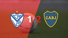 victoria apretada de boca juniors por 2-1 sobre velez