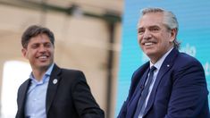 Axel Kicillof junto a Alberto Fernández. Axel Kicillof junto a Alberto Fernández.