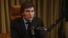 Javier Milei repitió su rosario libertario en la entrevista con Lex Fridman. Javier Milei repitió su rosario libertario en la entrevista con Lex Fridman.