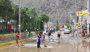 Los números trágicos de las lluvias en Perú.