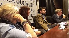 Elisa Carrió, Fernanda Miño, Sebastián Welisiejko y Jorge García Cuerva. Elisa Carrió, Fernanda Miño, Sebastián Welisiejko y Jorge García Cuerva.