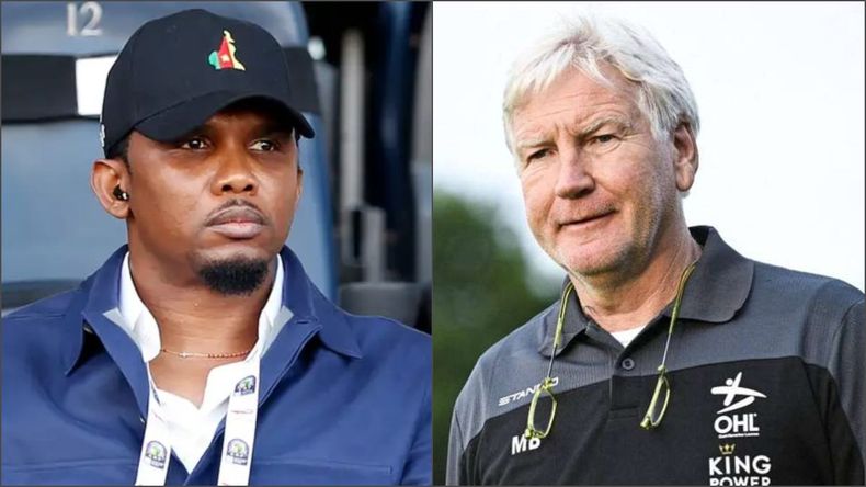 Etoo discutió con Brys.&nbsp;