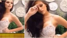 Apareció un video de los moretones de Barbie Vélez durante el backstage de fotos Apareció un video de los moretones de Barbie Vélez durante el backstage de fotos