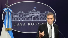 El vocero presidencial, Manuel Adorni.