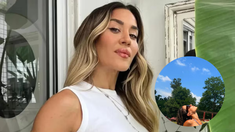 El azul en el estampado fue un diseño que se vio en varios looks de las famosas en esta temporada. El azul en el estampado fue un diseño que se vio en varios looks de las famosas en esta temporada.