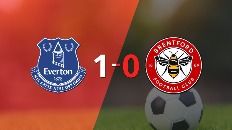 En su casa Everton derrotó a Brentford 1 a 0