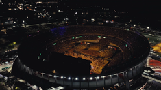 Así se despidió la banda británica del público argentino. Así se despidió la banda británica del público argentino.